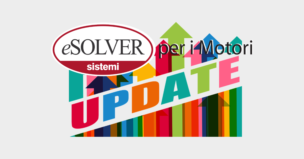 Aggiornamento software gestionale eSOLVER per i Motori giu 2019 1200x630