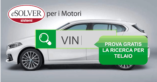 Prova la Ricerca per codice vin