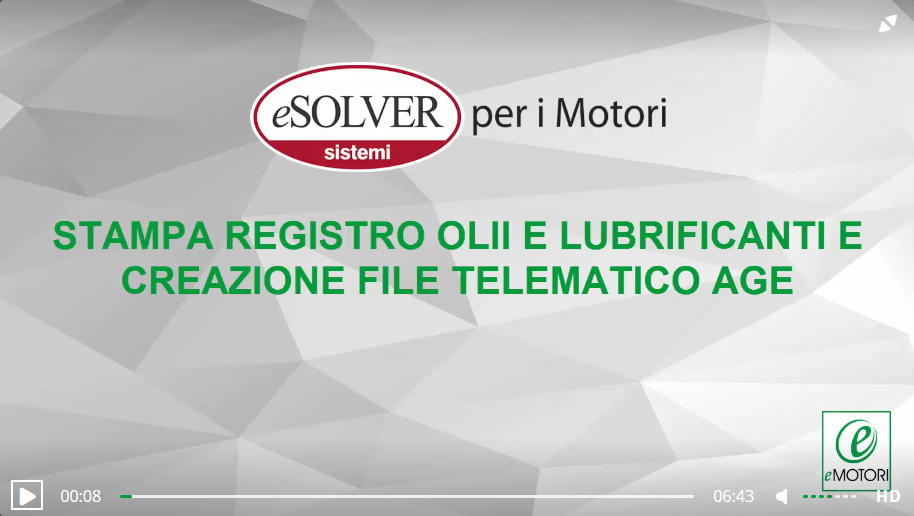 tutorial compilazione registio oli e lubrificanti