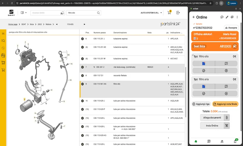echat estensione partlinks24