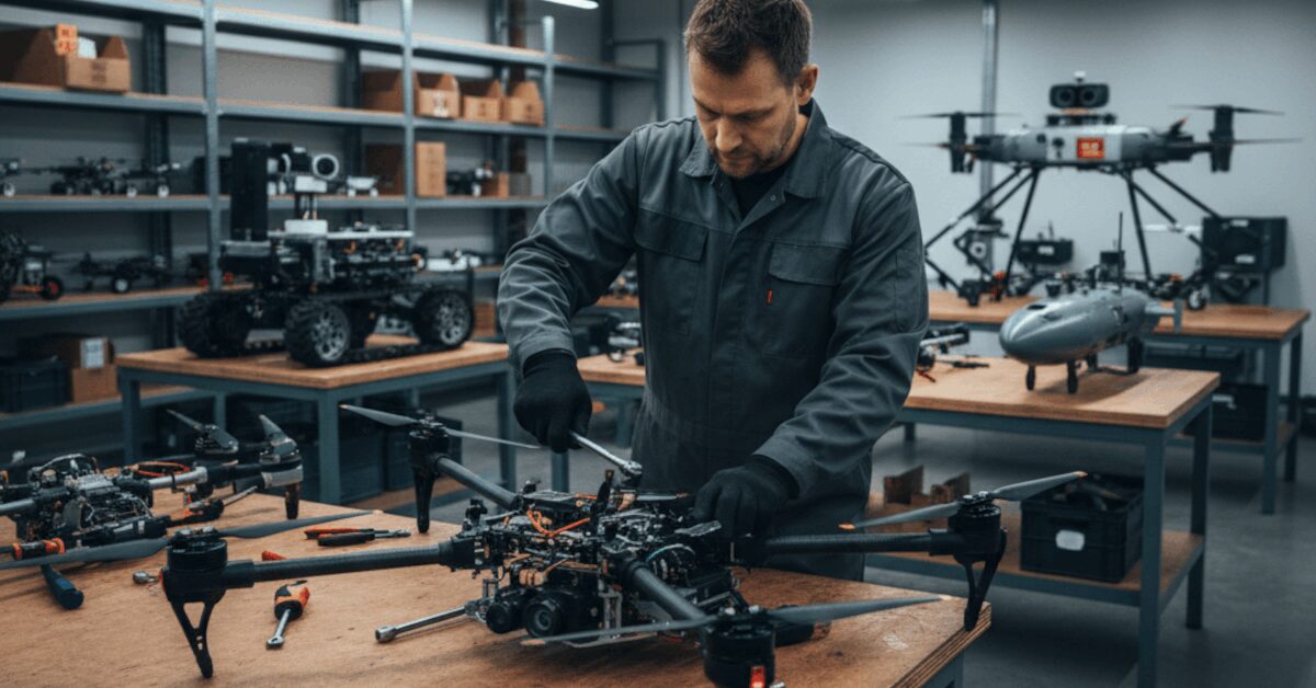 riparazione drone