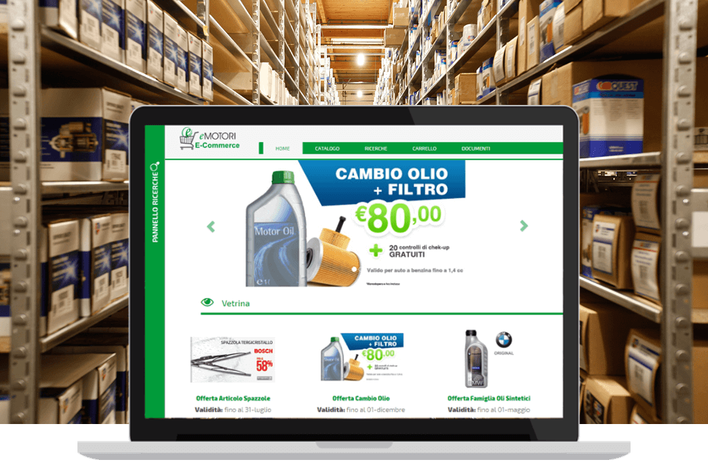Piattaforma Ecommerce B2B eMotori